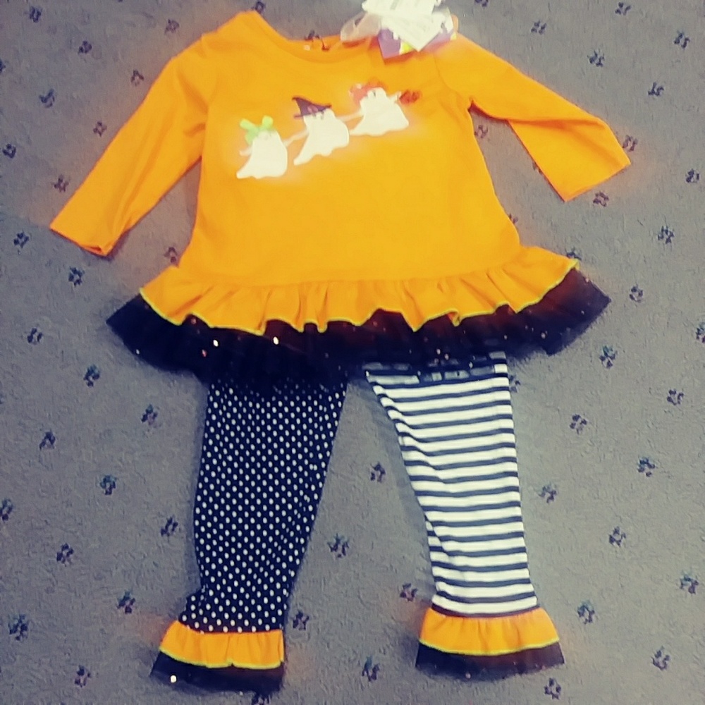 GIRLS SZ.-3T HALLOWEEN OUTFIT NWT